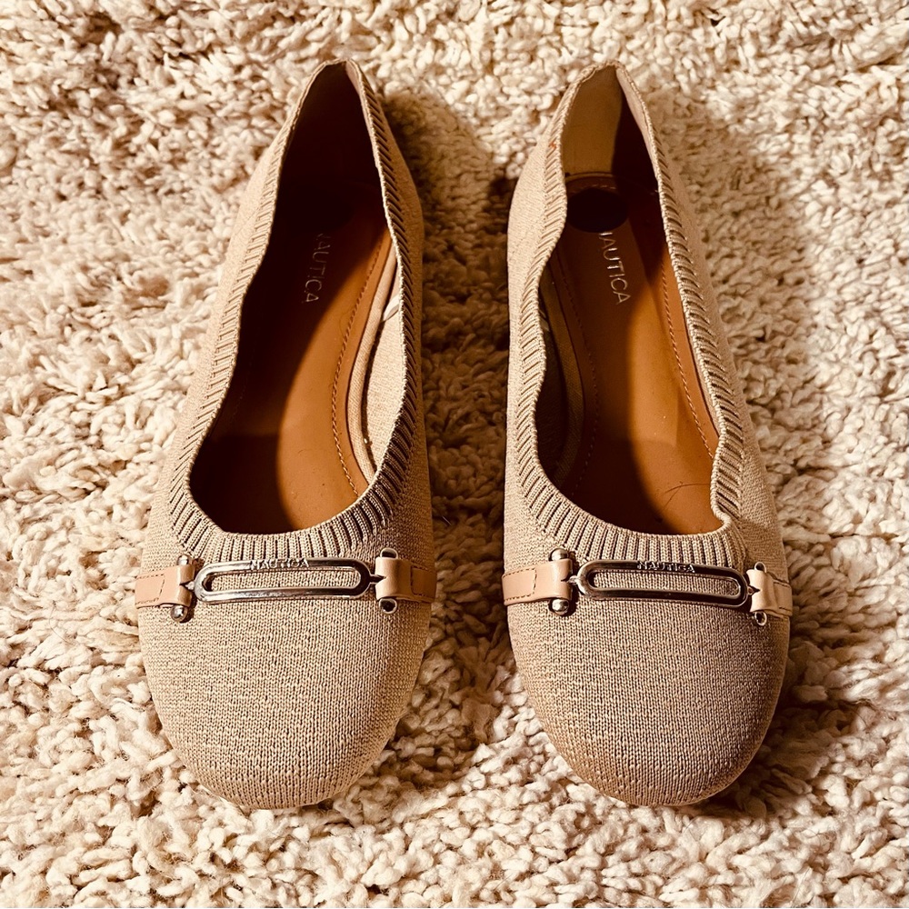 Nautica Beige Flats